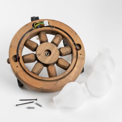 Brilagi - Wall light ROATA APLICA 3xE14/40W/230V beech