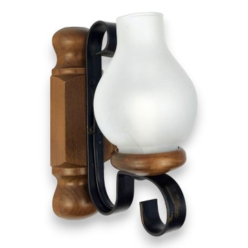 Brilagi - Wall light RUSTIC 1xE14/40W/230V beech/walnut