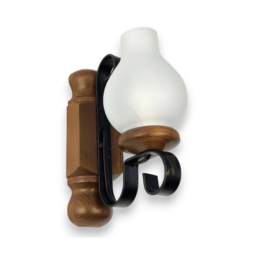 Brilagi - Wall light RUSTIC 1xE14/40W/230V beech/walnut