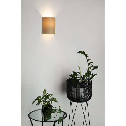 Brilagi - Wall light SEMI 1xE27/15W/230V beige