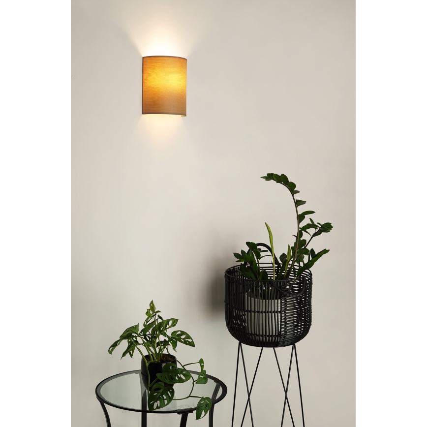 Brilagi - Wall light SEMI 1xE27/15W/230V beige
