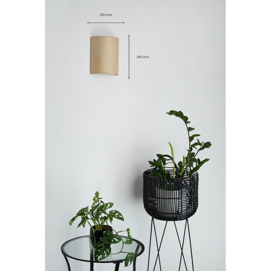 Brilagi - Wall light SEMI 1xE27/15W/230V beige