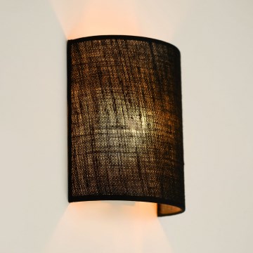 Brilagi - Wall light SEMI 1xE27/15W/230V black