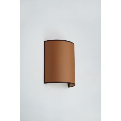 Brilagi - Wall light SEMI 1xE27/15W/230V brown