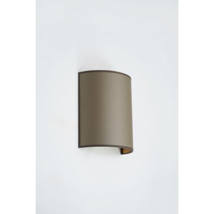 Brilagi - Wall light SEMI 1xE27/15W/230V brown