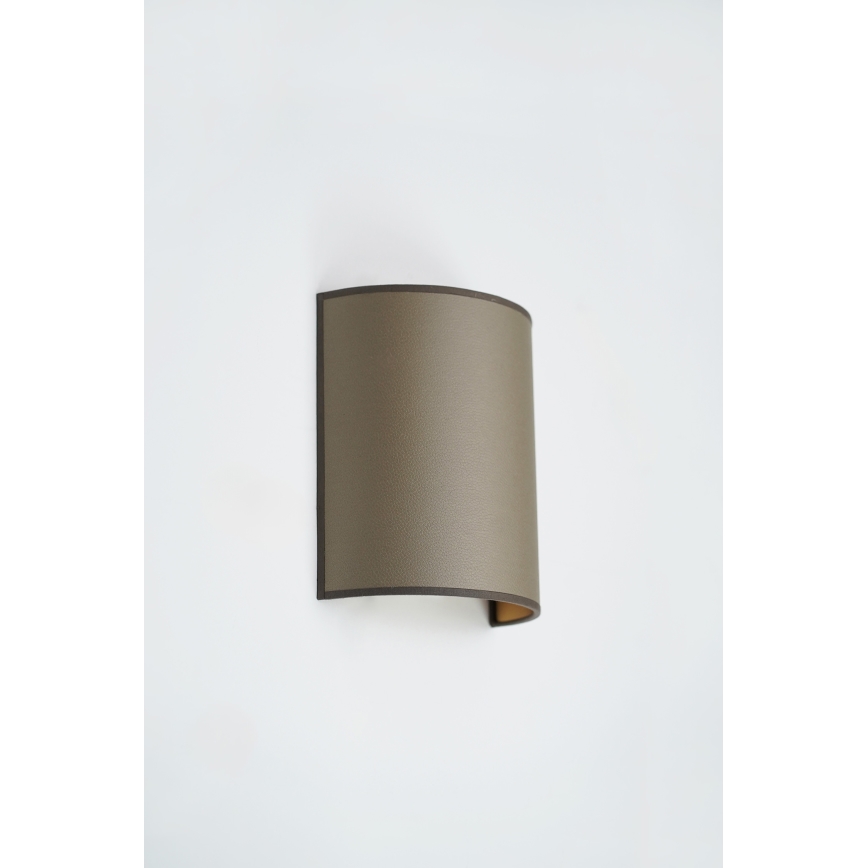 Brilagi - Wall light SEMI 1xE27/15W/230V brown