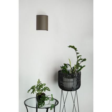 Brilagi - Wall light SEMI 1xE27/15W/230V brown