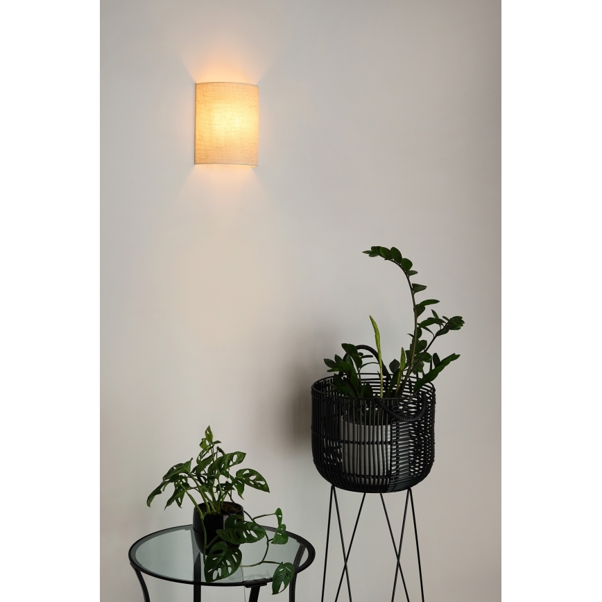 Brilagi - Wall light SEMI 1xE27/15W/230V creamy