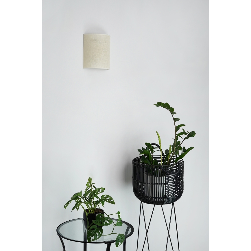 Brilagi - Wall light SEMI 1xE27/15W/230V creamy