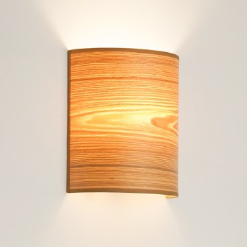 Brilagi - Wall light SEMI 1xE27/15W/230V d. 20 cm brown