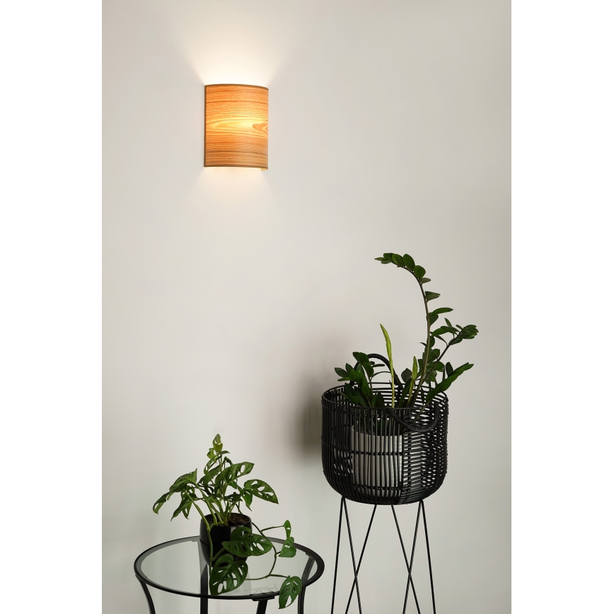 Brilagi - Wall light SEMI 1xE27/15W/230V d. 20 cm brown