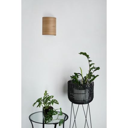 Brilagi - Wall light SEMI 1xE27/15W/230V d. 20 cm brown