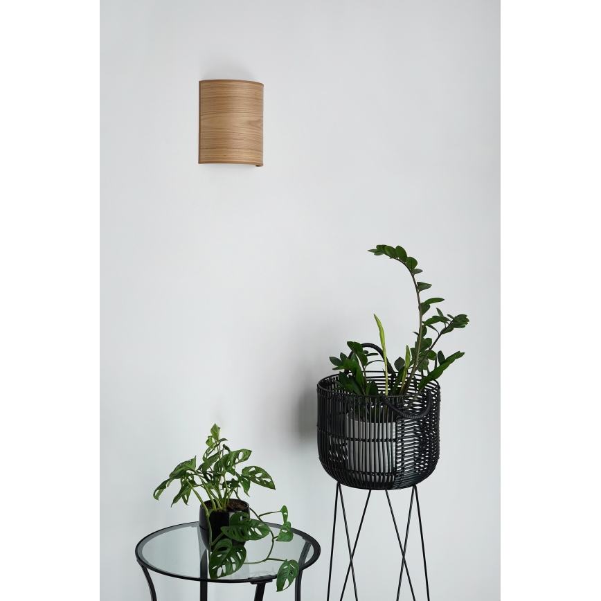 Brilagi - Wall light SEMI 1xE27/15W/230V d. 20 cm brown
