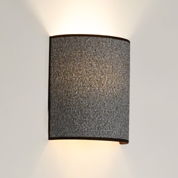 Brilagi - Wall light SEMI 1xE27/15W/230V d. 20 cm grey