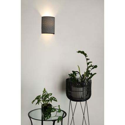 Brilagi - Wall light SEMI 1xE27/15W/230V d. 20 cm grey