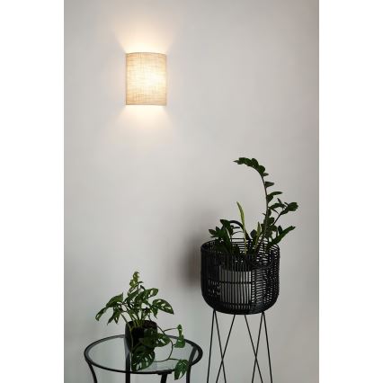 Brilagi - Wall light SEMI 1xE27/15W/230V dark grey