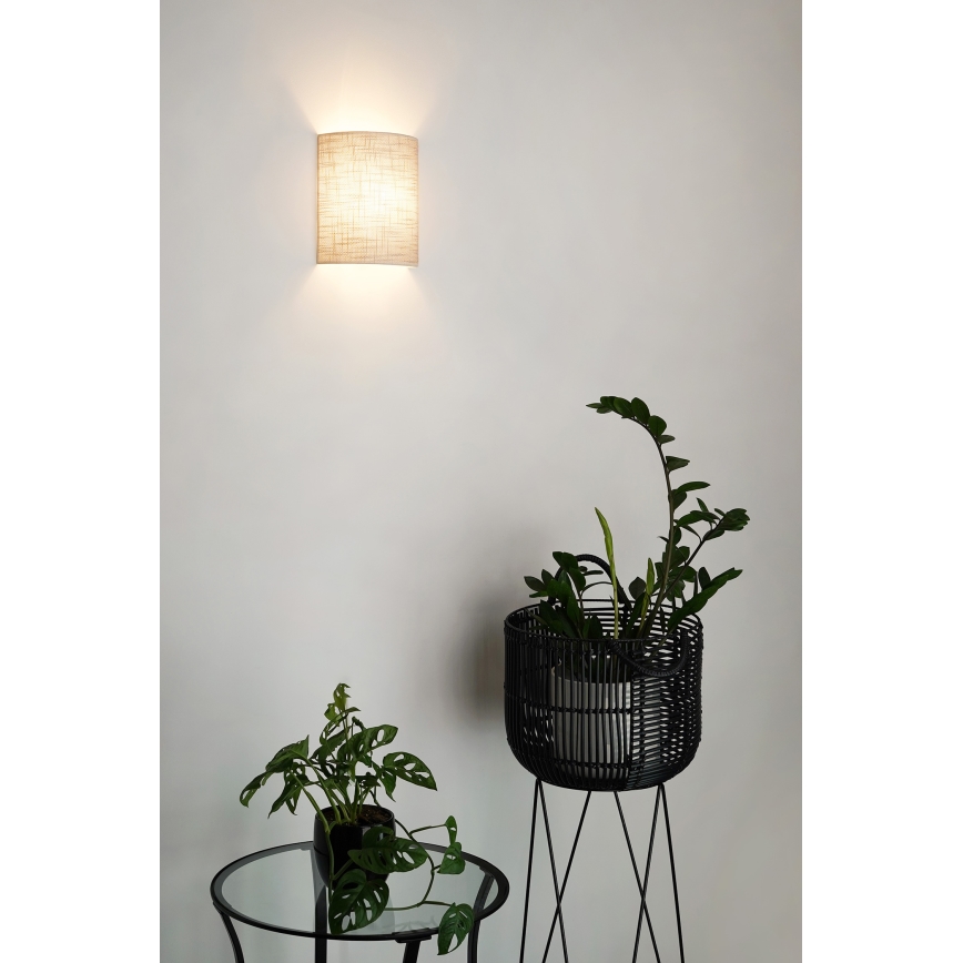 Brilagi - Wall light SEMI 1xE27/15W/230V dark grey
