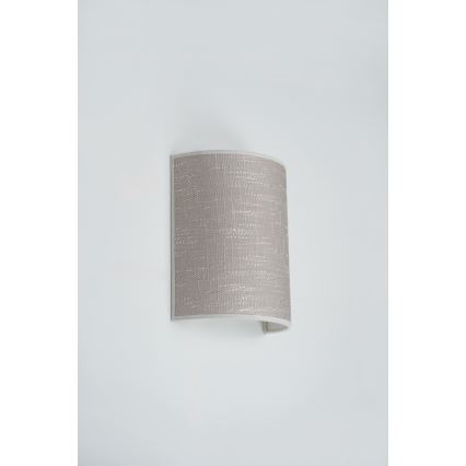 Brilagi - Wall light SEMI 1xE27/15W/230V dark grey