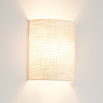 Brilagi - Wall light SEMI 1xE27/15W/230V grey