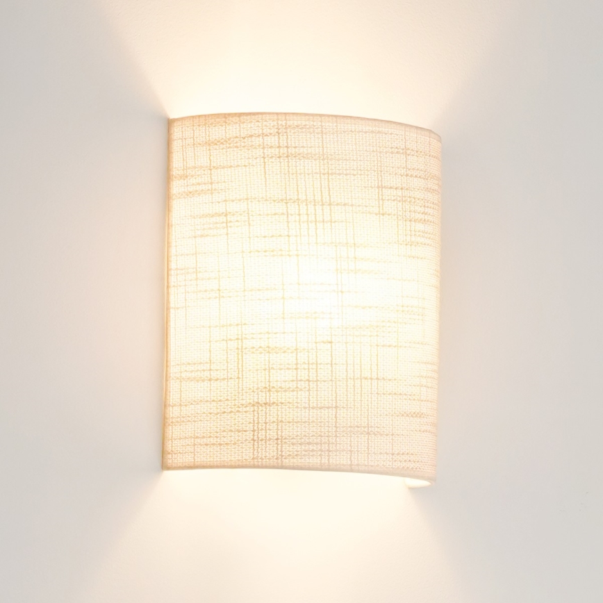 Brilagi - Wall light SEMI 1xE27/15W/230V grey