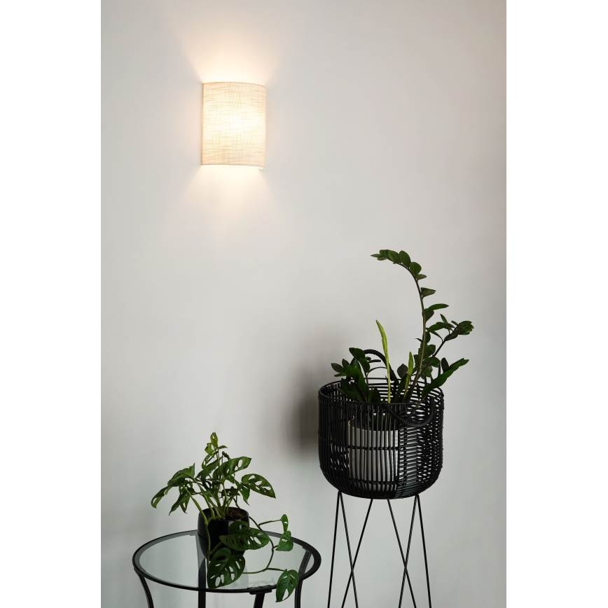 Brilagi - Wall light SEMI 1xE27/15W/230V grey