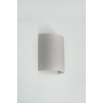 Brilagi - Wall light SEMI 1xE27/15W/230V grey