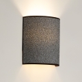 Brilagi - Wall light SEMI 1xE27/15W/230V grey