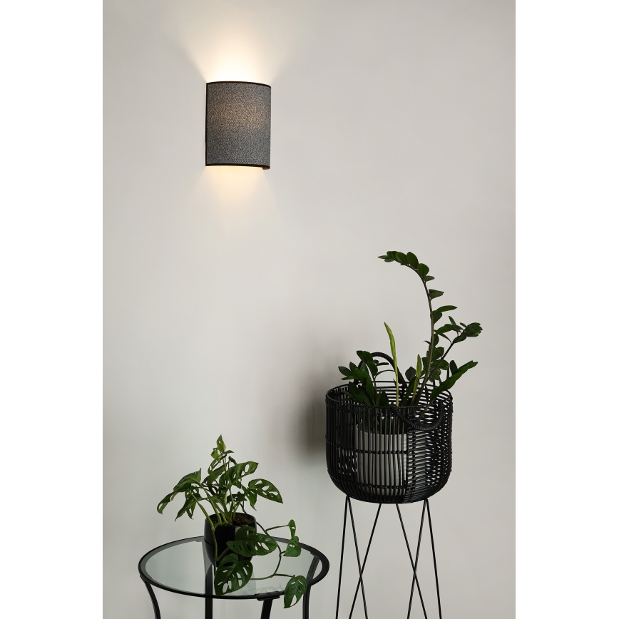 Brilagi - Wall light SEMI 1xE27/15W/230V grey