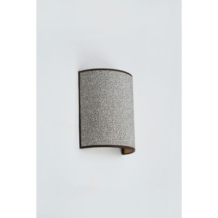 Brilagi - Wall light SEMI 1xE27/15W/230V grey