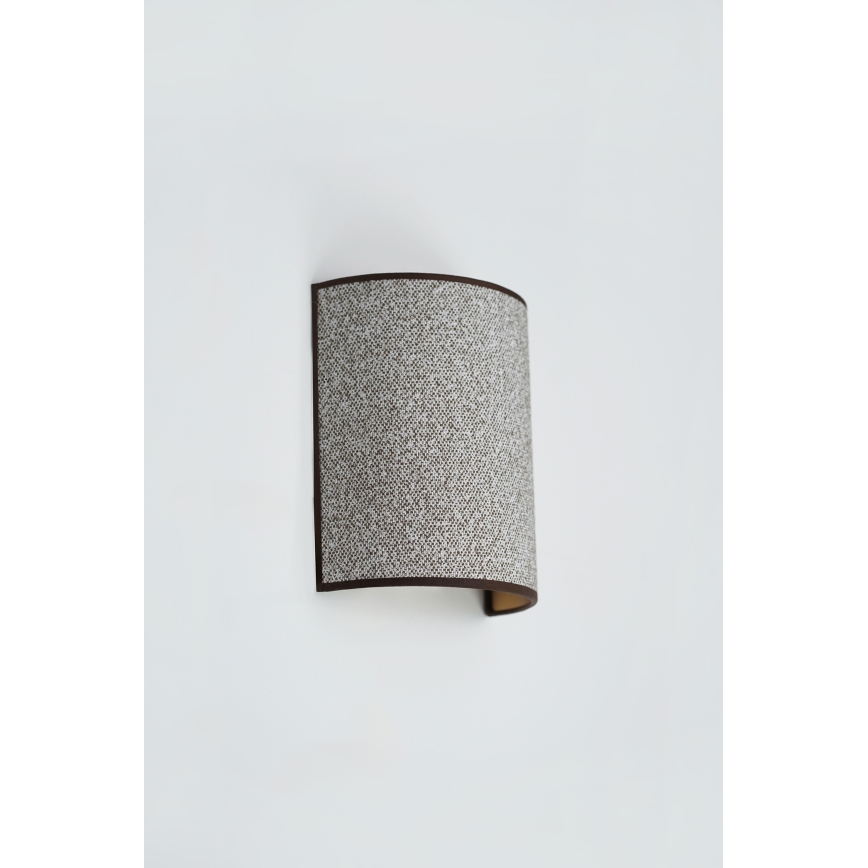 Brilagi - Wall light SEMI 1xE27/15W/230V grey