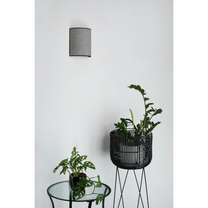 Brilagi - Wall light SEMI 1xE27/15W/230V grey