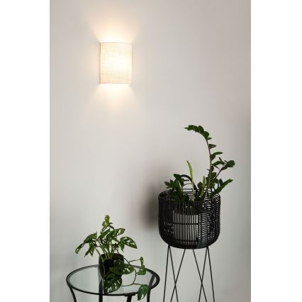 Brilagi - Wall light SEMI 1xE27/15W/230V light grey