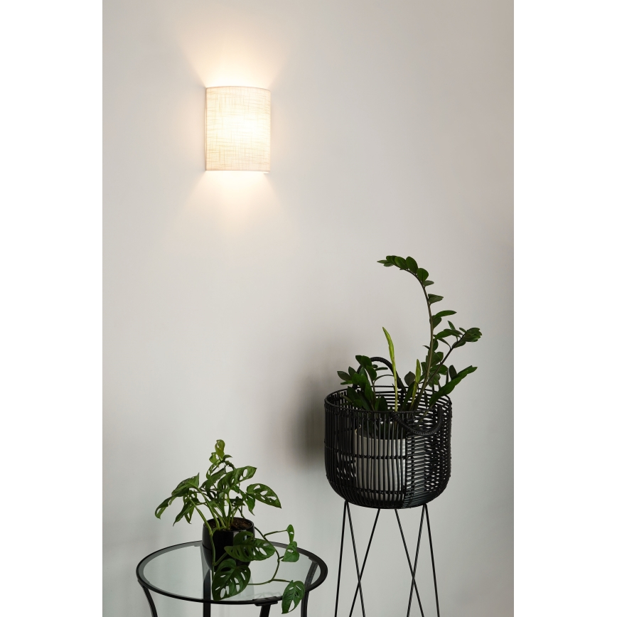 Brilagi - Wall light SEMI 1xE27/15W/230V light grey