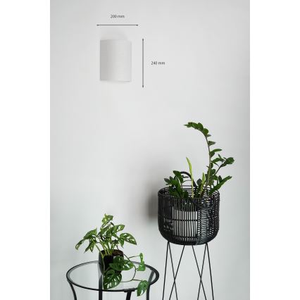 Brilagi - Wall light SEMI 1xE27/15W/230V light grey