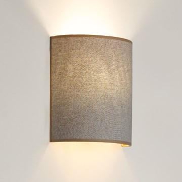 Brilagi - Wall light SEMI 1xE27/15W/230V light grey