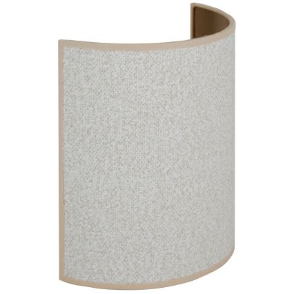 Brilagi - Wall light SEMI 1xE27/15W/230V light grey