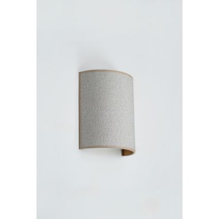 Brilagi - Wall light SEMI 1xE27/15W/230V light grey