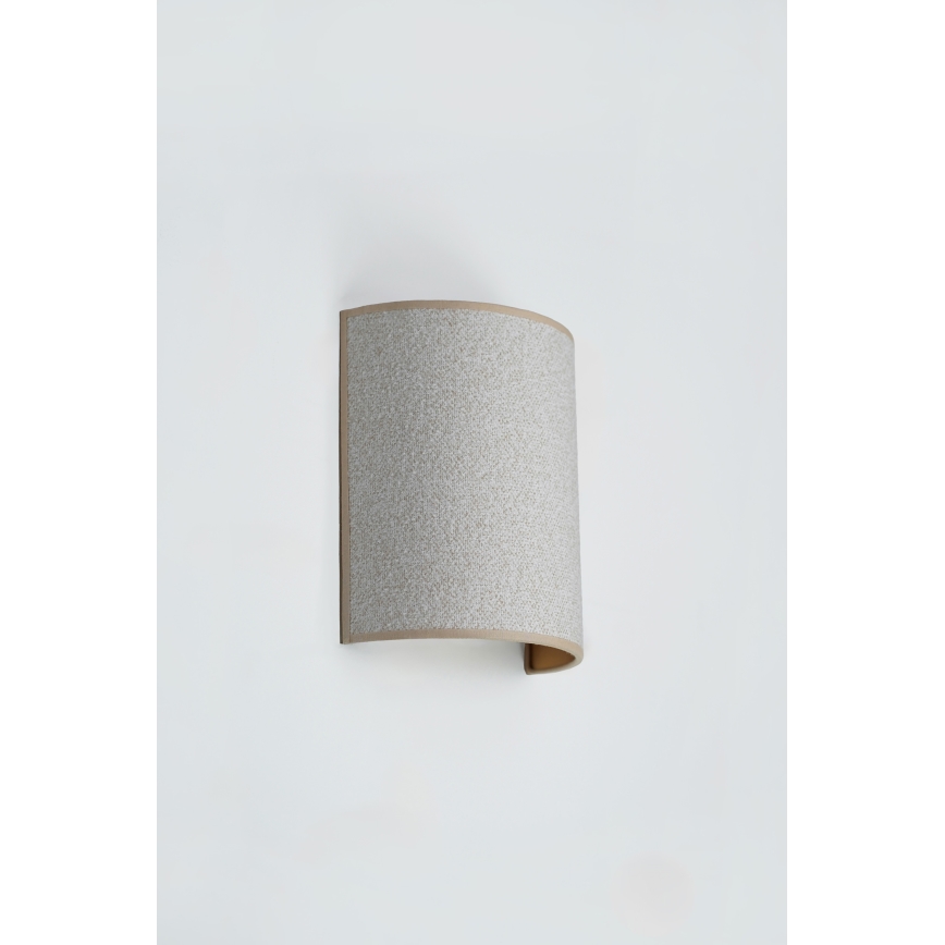 Brilagi - Wall light SEMI 1xE27/15W/230V light grey