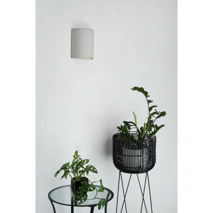 Brilagi - Wall light SEMI 1xE27/15W/230V light grey