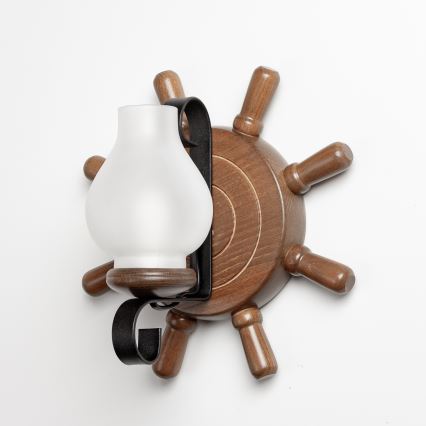 Brilagi - Wall light TIMONA 1xE14/40W/230V beech/walnut