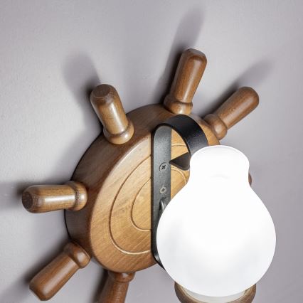 Brilagi - Wall light TIMONA 1xE14/40W/230V beech/walnut