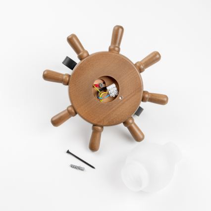 Brilagi - Wall light TIMONA 1xE14/40W/230V beech/walnut