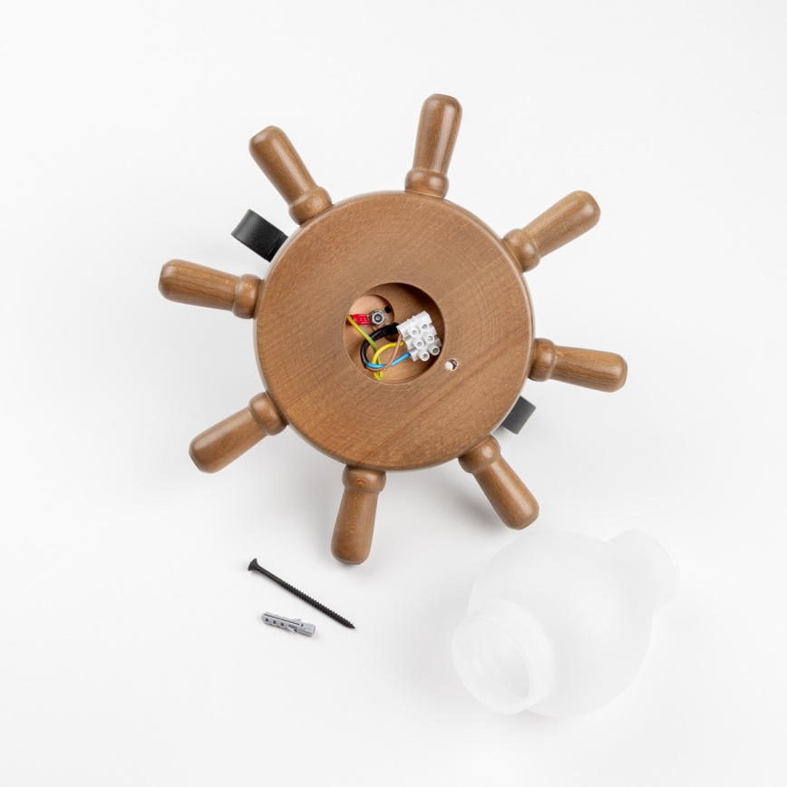 Brilagi - Wall light TIMONA 1xE14/40W/230V beech/walnut