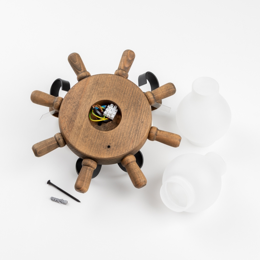 Brilagi - Wall light TIMONA 2xE14/40W/230V beech