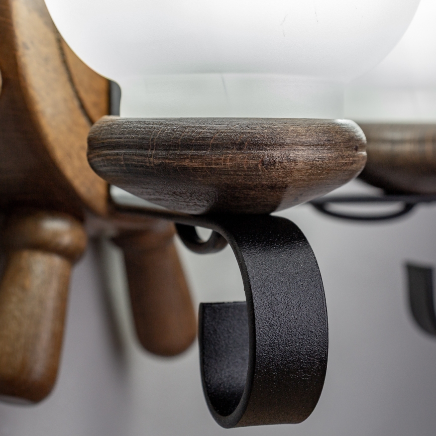 Brilagi - Wall light TIMONA 2xE14/40W/230V beech/walnut