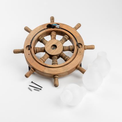 Brilagi - Wall light TIMONA 3xE14/40W/230V beech