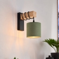 BRILAGI - Wall-mounted light NUBILA 1xE27/60W/230V brown/black/green
