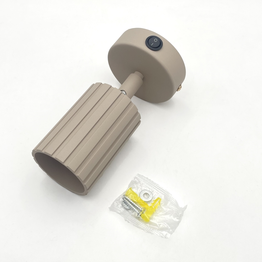 Brilagi - Wall-mounted spotlight CRISPINA 1xGU10/10W/230V beige