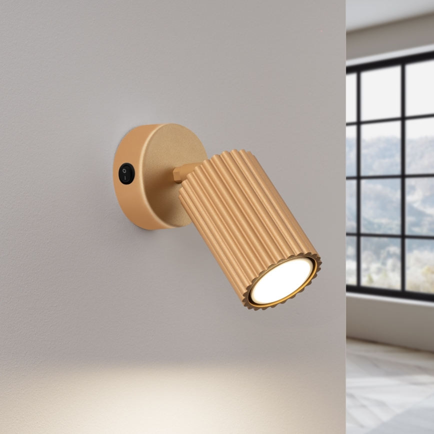 Brilagi - Wall spotlight CRESTO 1xGU10/10W/230V gold