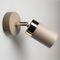 Brilagi - Wall spotlight POKER 1xGU10/25W/230V beige/gold